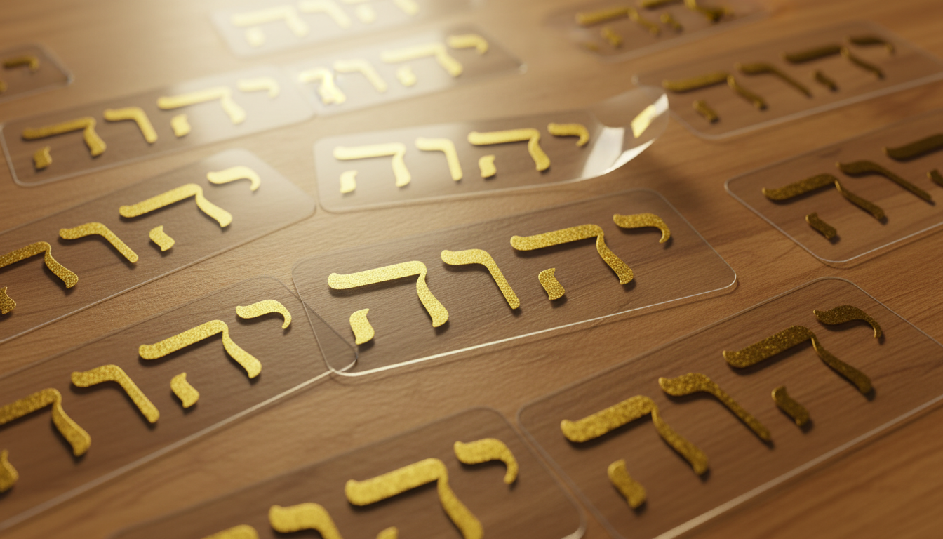 מדבקת שם הוי״ה הקדוש — אהבת שמו יתברך