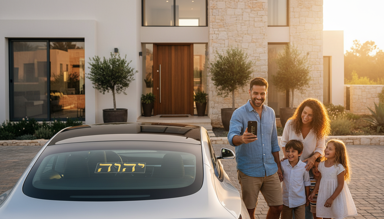 מדבקת שם הוי״ה הקדוש — אהבת שמו יתברך
