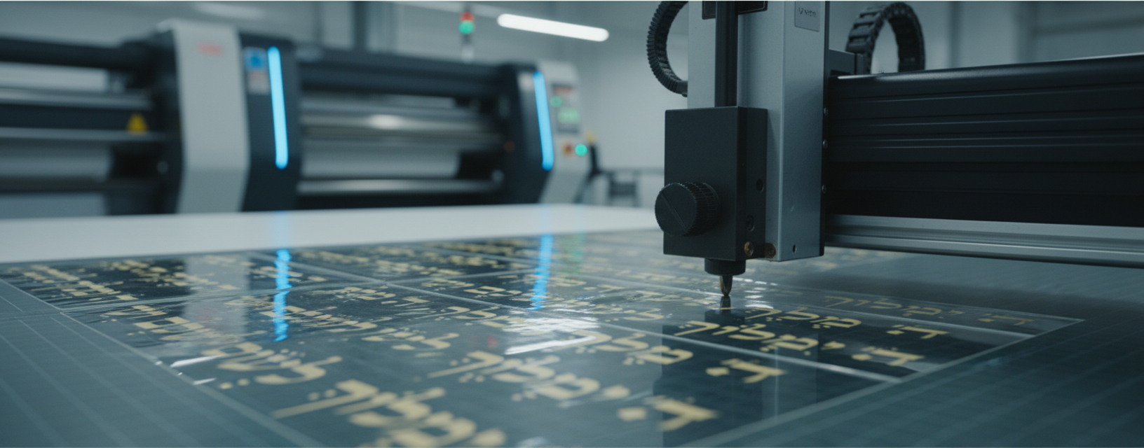 חיתוך מדבקות שם הוויה — בית דפוס