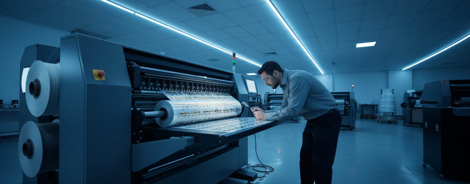 הדפסת מדבקות שם הוויה — בית דפוס