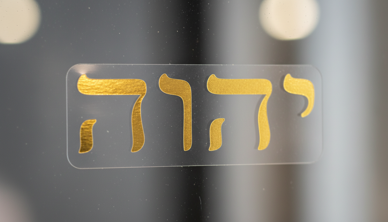 מדבקת שם הוי״ה הקדוש — אהבת שמו יתברך