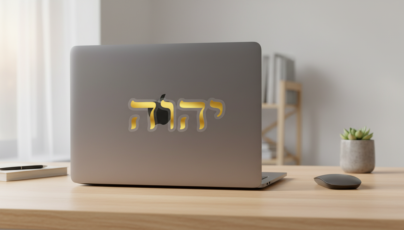 מדבקת ה׳ מלך למחשב נייד - תמונה 10 - מדבקת ה' מלך